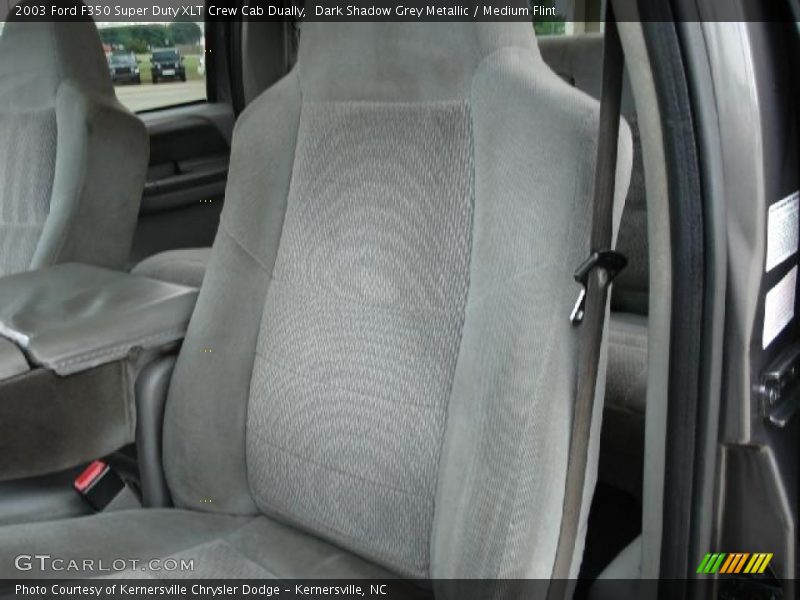 Dark Shadow Grey Metallic / Medium Flint 2003 Ford F350 Super Duty XLT Crew Cab Dually