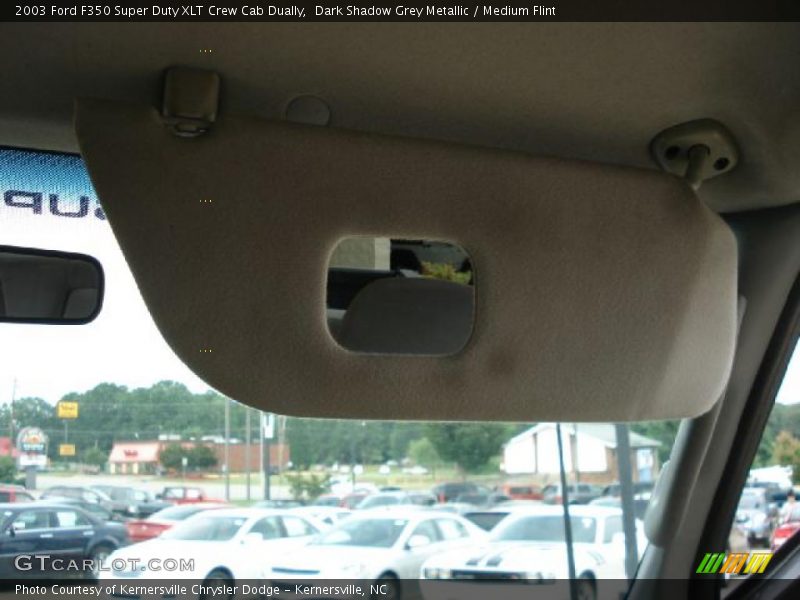 Dark Shadow Grey Metallic / Medium Flint 2003 Ford F350 Super Duty XLT Crew Cab Dually