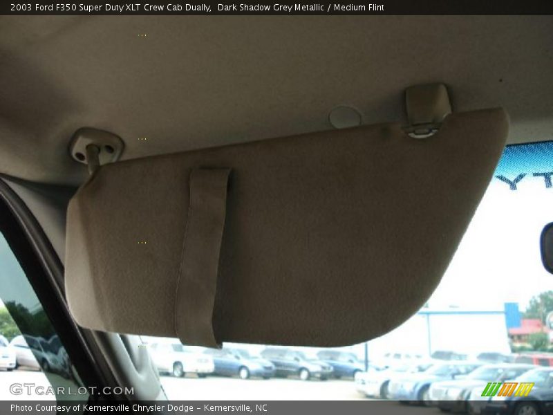 Dark Shadow Grey Metallic / Medium Flint 2003 Ford F350 Super Duty XLT Crew Cab Dually