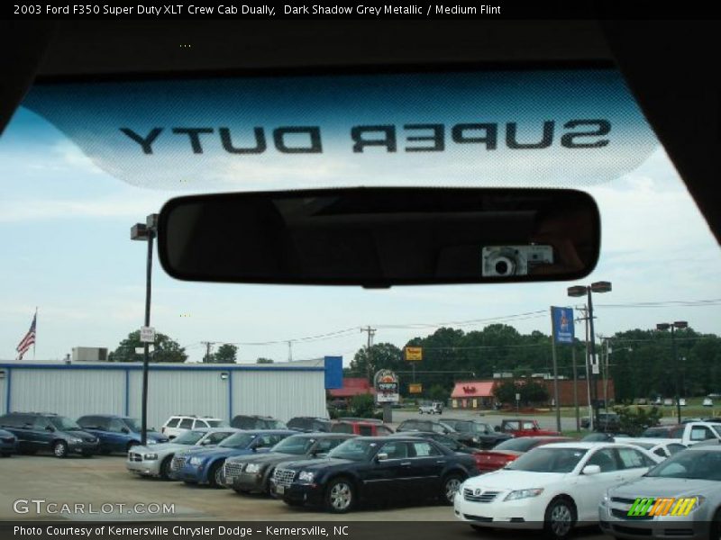 Dark Shadow Grey Metallic / Medium Flint 2003 Ford F350 Super Duty XLT Crew Cab Dually