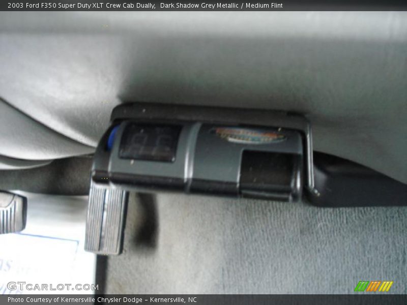 Dark Shadow Grey Metallic / Medium Flint 2003 Ford F350 Super Duty XLT Crew Cab Dually