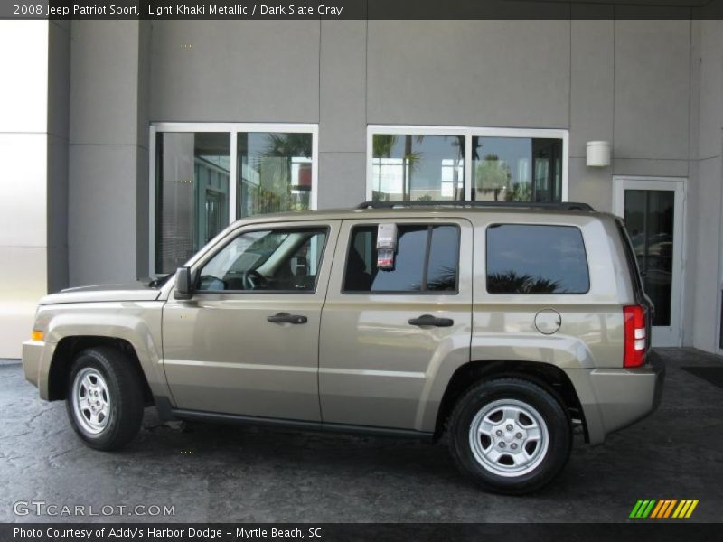 Light Khaki Metallic / Dark Slate Gray 2008 Jeep Patriot Sport