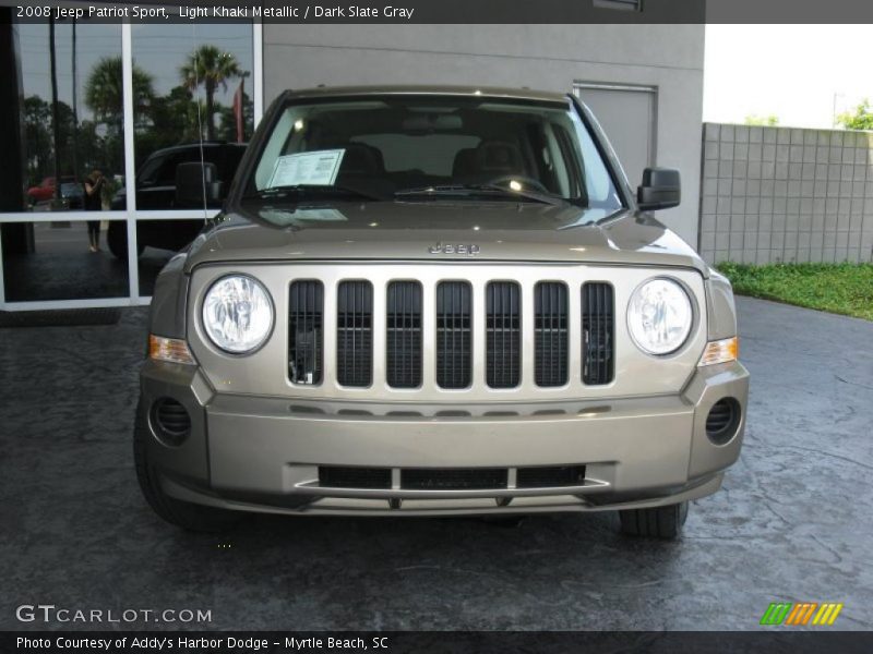Light Khaki Metallic / Dark Slate Gray 2008 Jeep Patriot Sport
