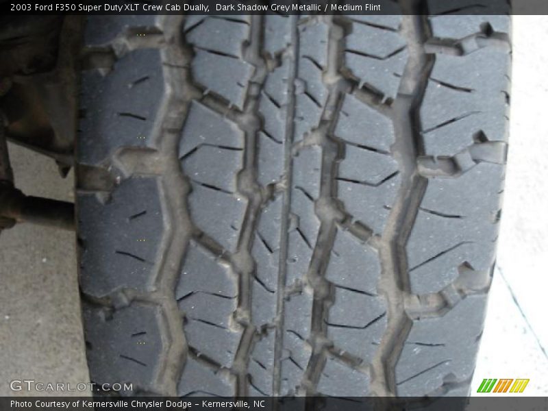 Dark Shadow Grey Metallic / Medium Flint 2003 Ford F350 Super Duty XLT Crew Cab Dually