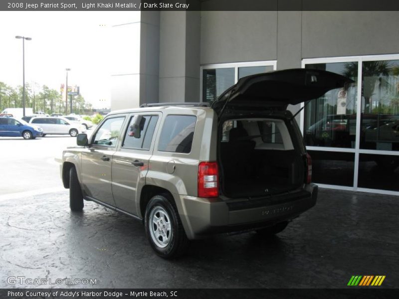 Light Khaki Metallic / Dark Slate Gray 2008 Jeep Patriot Sport