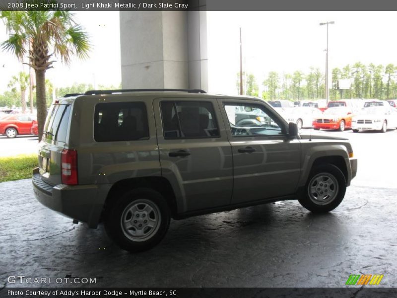 Light Khaki Metallic / Dark Slate Gray 2008 Jeep Patriot Sport