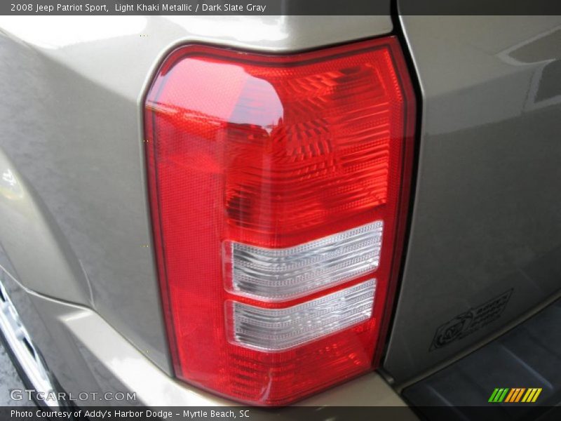 Light Khaki Metallic / Dark Slate Gray 2008 Jeep Patriot Sport