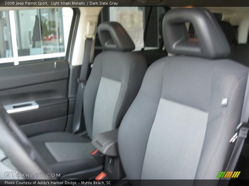 Light Khaki Metallic / Dark Slate Gray 2008 Jeep Patriot Sport