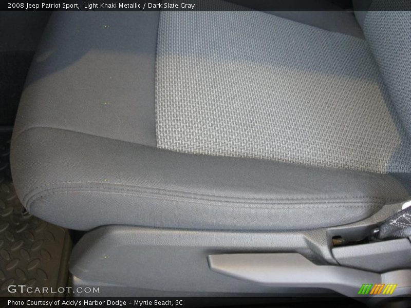 Light Khaki Metallic / Dark Slate Gray 2008 Jeep Patriot Sport