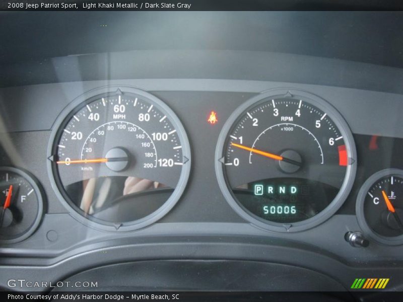 Light Khaki Metallic / Dark Slate Gray 2008 Jeep Patriot Sport