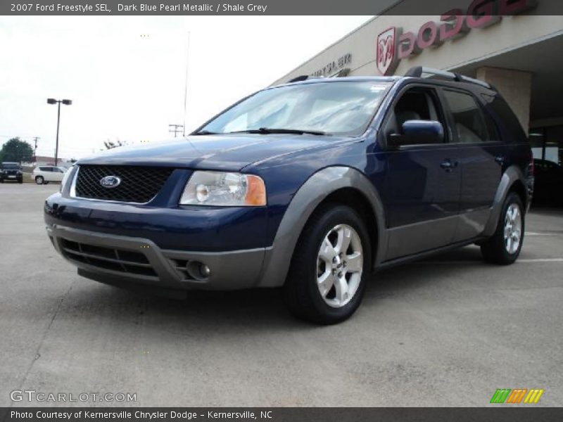 Dark Blue Pearl Metallic / Shale Grey 2007 Ford Freestyle SEL