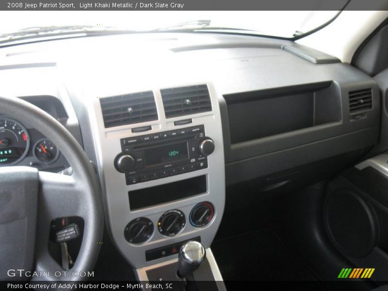 Light Khaki Metallic / Dark Slate Gray 2008 Jeep Patriot Sport