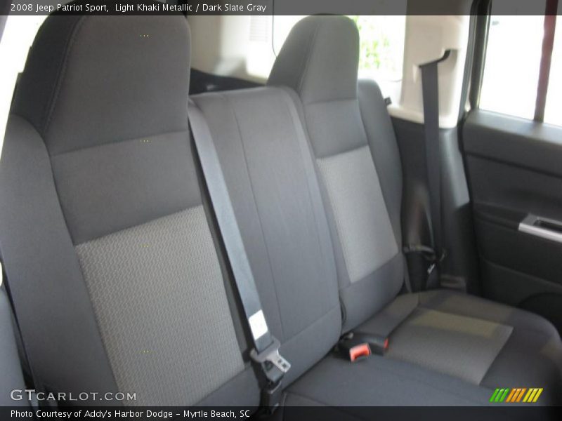 Light Khaki Metallic / Dark Slate Gray 2008 Jeep Patriot Sport