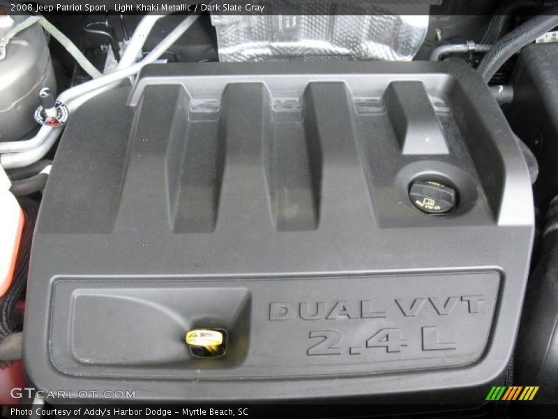 Light Khaki Metallic / Dark Slate Gray 2008 Jeep Patriot Sport