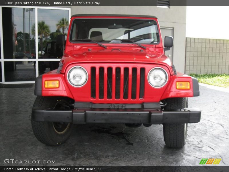 Flame Red / Dark Slate Gray 2006 Jeep Wrangler X 4x4