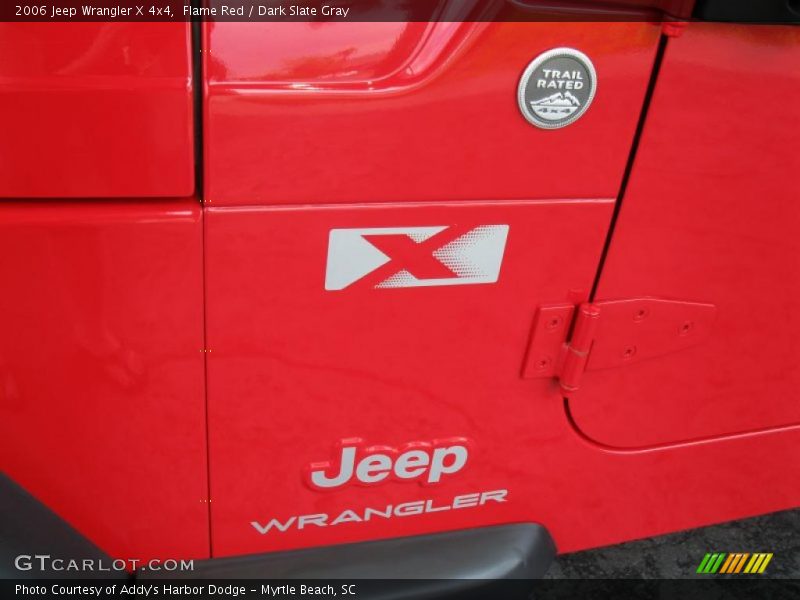 Flame Red / Dark Slate Gray 2006 Jeep Wrangler X 4x4