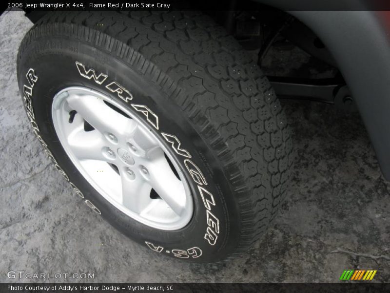 Flame Red / Dark Slate Gray 2006 Jeep Wrangler X 4x4