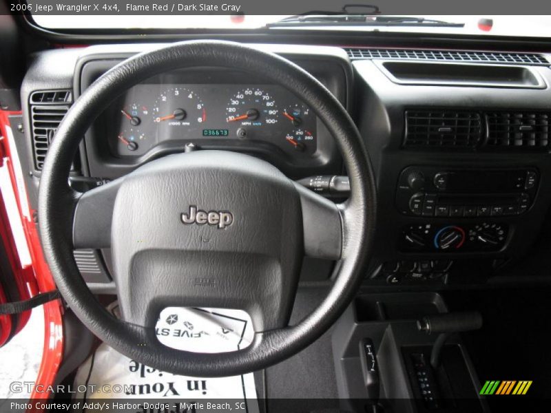 Flame Red / Dark Slate Gray 2006 Jeep Wrangler X 4x4