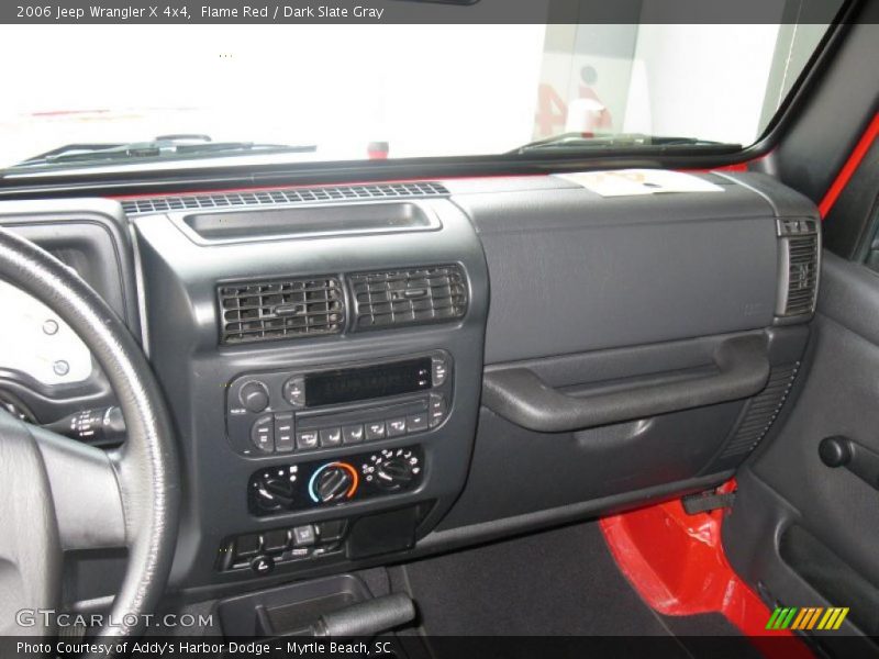 Flame Red / Dark Slate Gray 2006 Jeep Wrangler X 4x4