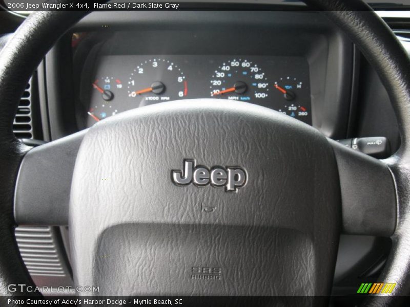 Flame Red / Dark Slate Gray 2006 Jeep Wrangler X 4x4