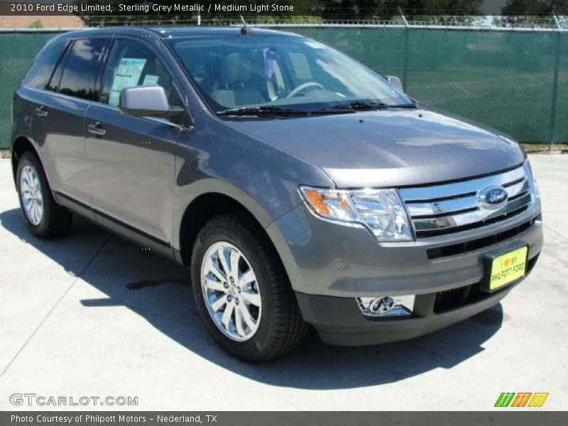 Sterling Grey Metallic / Medium Light Stone 2010 Ford Edge Limited