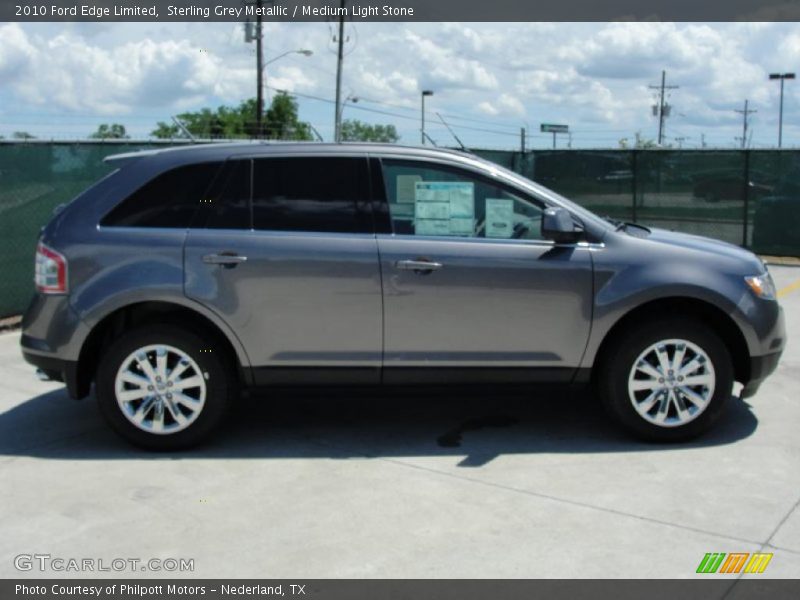 Sterling Grey Metallic / Medium Light Stone 2010 Ford Edge Limited