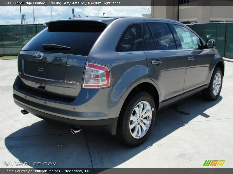 Sterling Grey Metallic / Medium Light Stone 2010 Ford Edge Limited