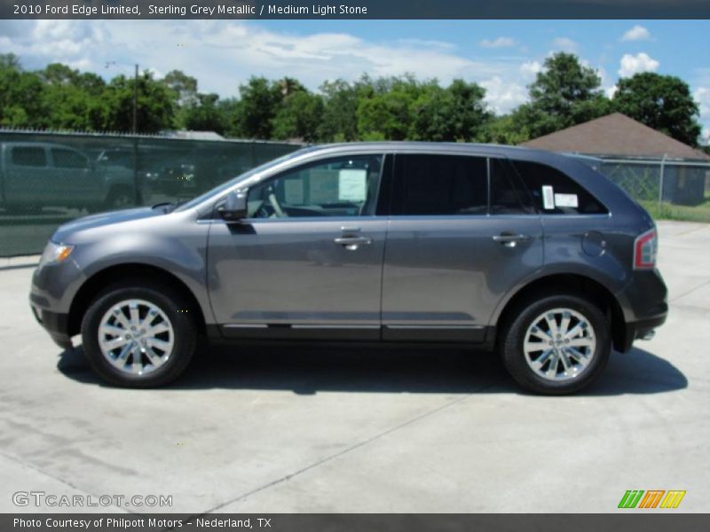Sterling Grey Metallic / Medium Light Stone 2010 Ford Edge Limited