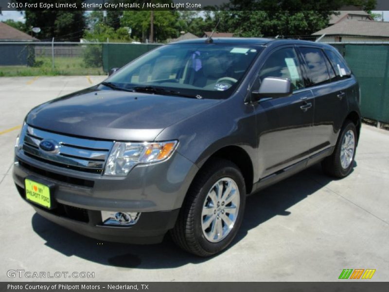 Sterling Grey Metallic / Medium Light Stone 2010 Ford Edge Limited