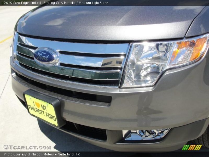 Sterling Grey Metallic / Medium Light Stone 2010 Ford Edge Limited