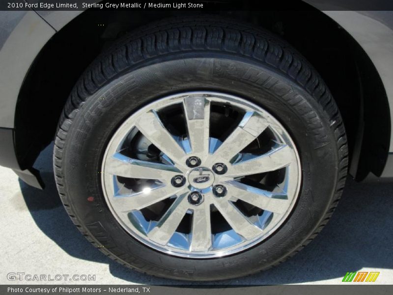 Sterling Grey Metallic / Medium Light Stone 2010 Ford Edge Limited