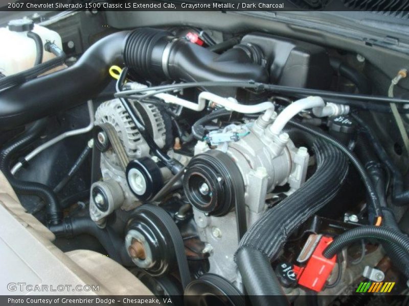 Graystone Metallic / Dark Charcoal 2007 Chevrolet Silverado 1500 Classic LS Extended Cab
