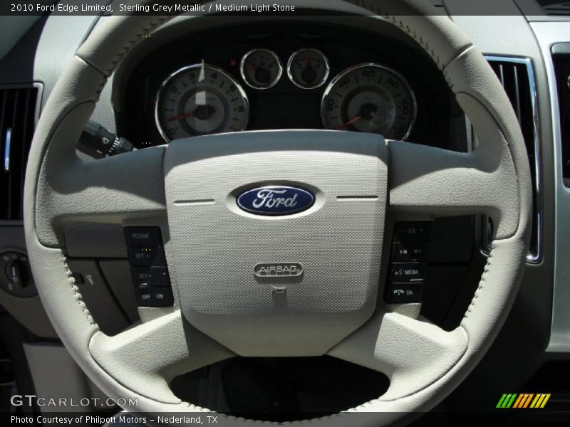 Sterling Grey Metallic / Medium Light Stone 2010 Ford Edge Limited