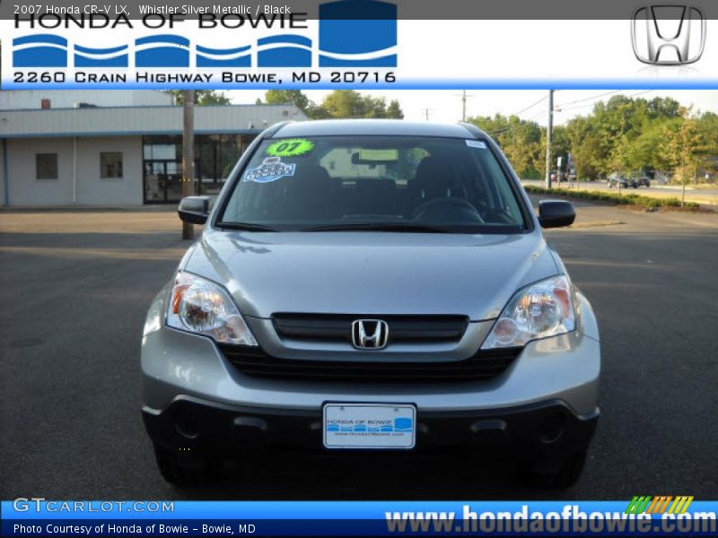 Whistler Silver Metallic / Black 2007 Honda CR-V LX
