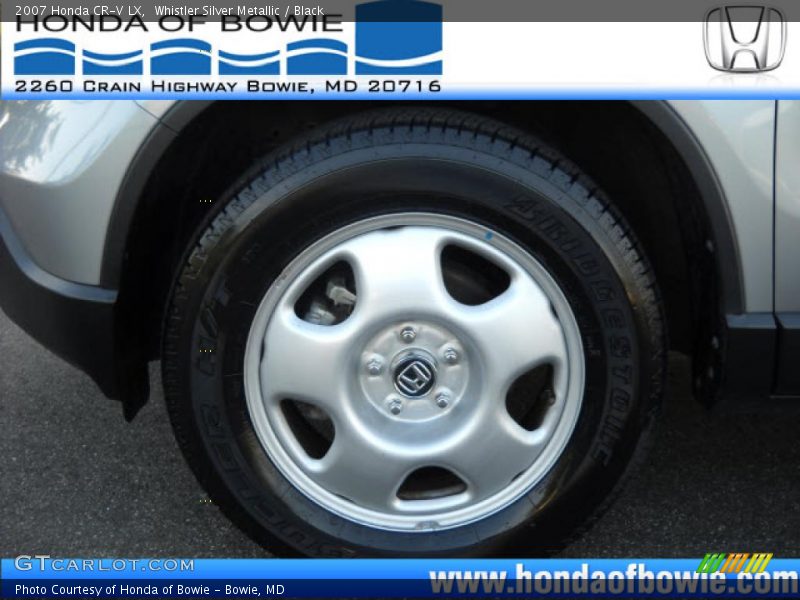 Whistler Silver Metallic / Black 2007 Honda CR-V LX