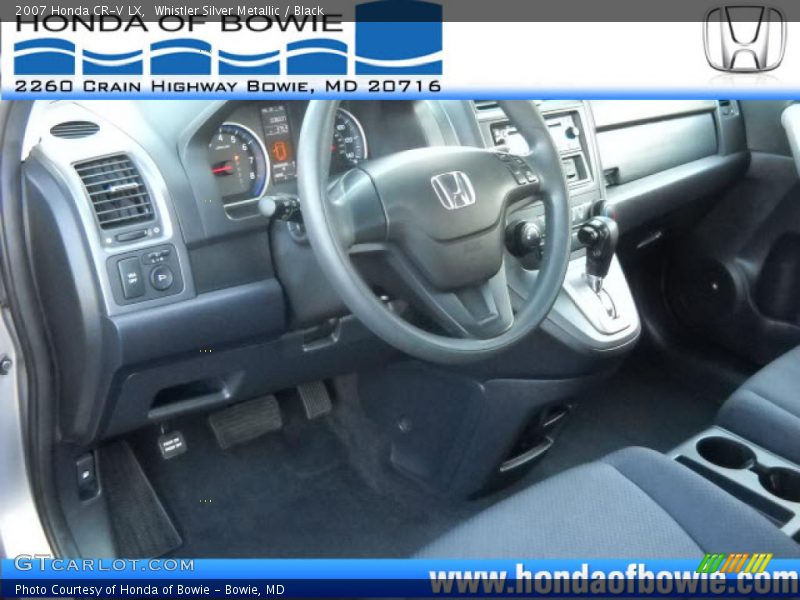 Whistler Silver Metallic / Black 2007 Honda CR-V LX