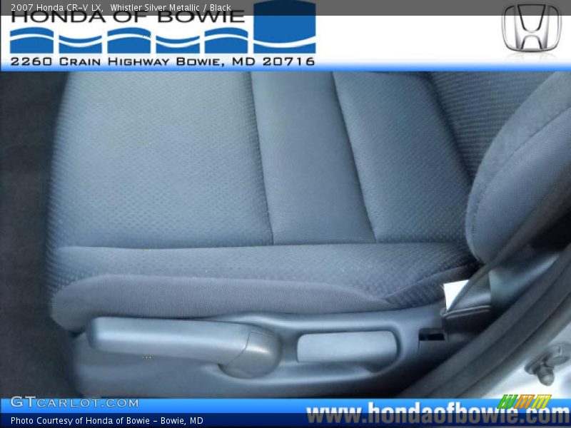 Whistler Silver Metallic / Black 2007 Honda CR-V LX