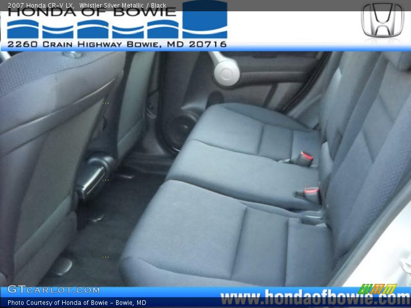 Whistler Silver Metallic / Black 2007 Honda CR-V LX