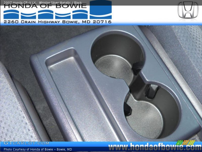 Whistler Silver Metallic / Black 2007 Honda CR-V LX