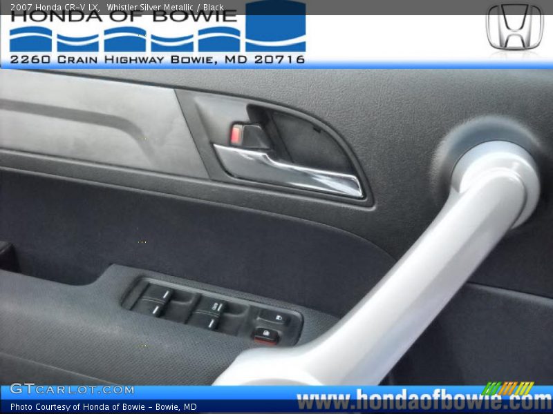 Whistler Silver Metallic / Black 2007 Honda CR-V LX