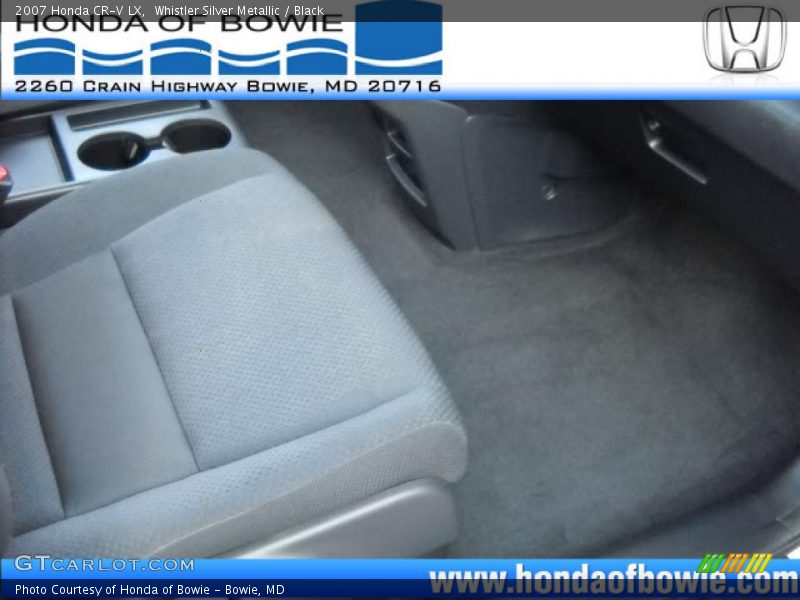 Whistler Silver Metallic / Black 2007 Honda CR-V LX