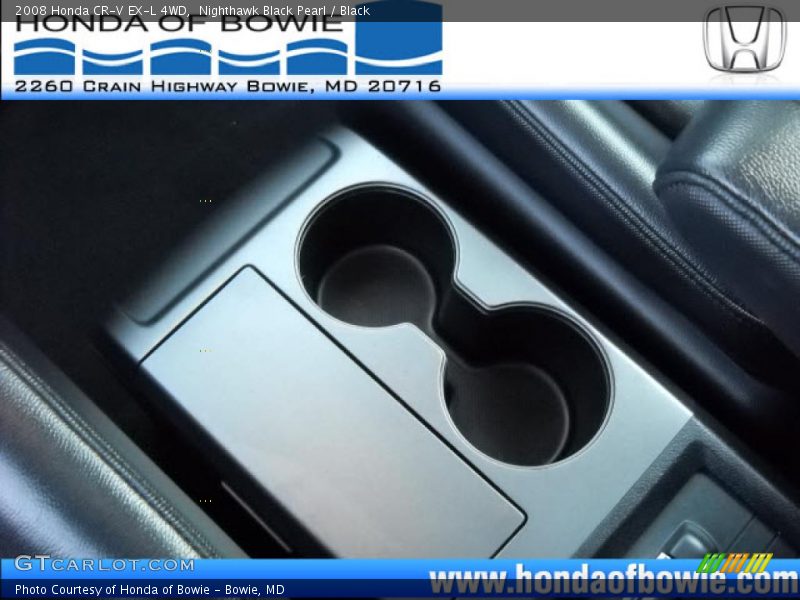 Nighthawk Black Pearl / Black 2008 Honda CR-V EX-L 4WD