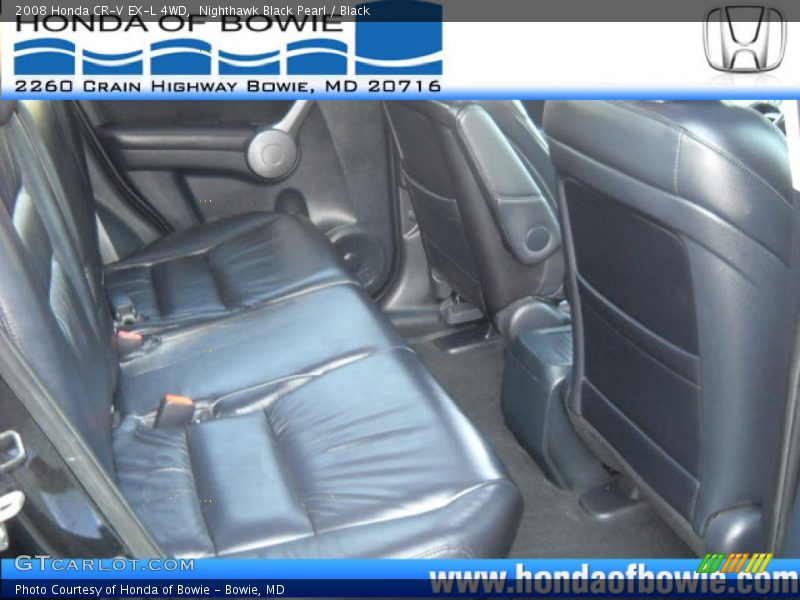 Nighthawk Black Pearl / Black 2008 Honda CR-V EX-L 4WD