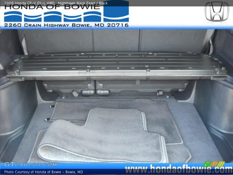 Nighthawk Black Pearl / Black 2008 Honda CR-V EX-L 4WD
