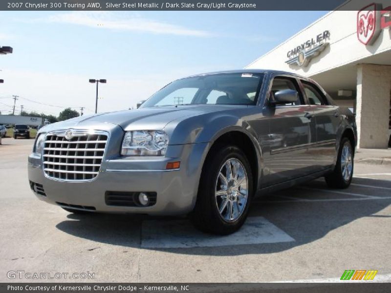 Silver Steel Metallic / Dark Slate Gray/Light Graystone 2007 Chrysler 300 Touring AWD