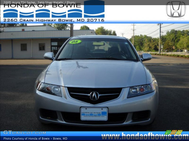 Satin Silver Metallic / Ebony 2005 Acura TSX Sedan