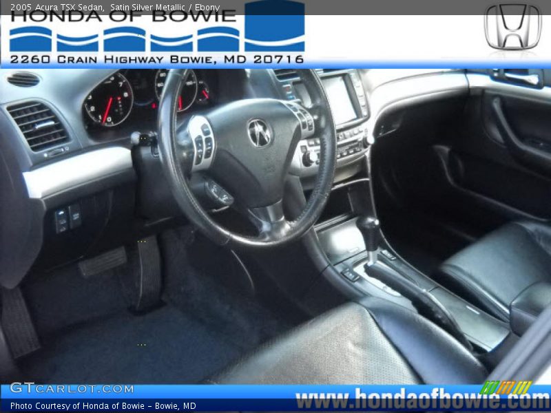Satin Silver Metallic / Ebony 2005 Acura TSX Sedan