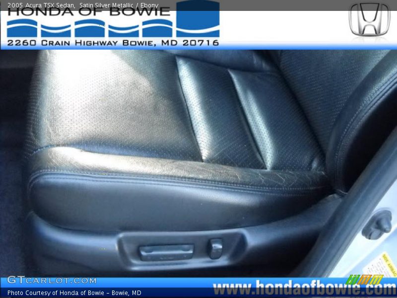 Satin Silver Metallic / Ebony 2005 Acura TSX Sedan
