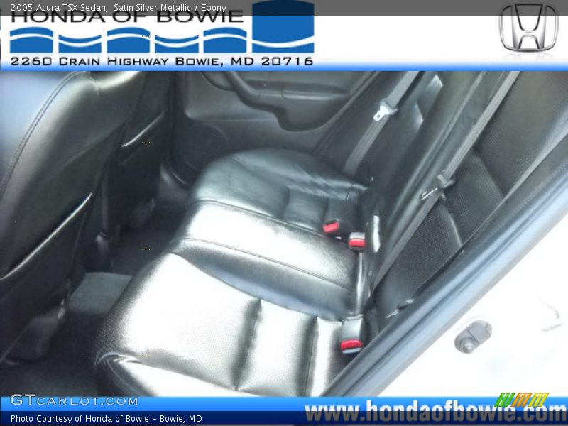 Satin Silver Metallic / Ebony 2005 Acura TSX Sedan