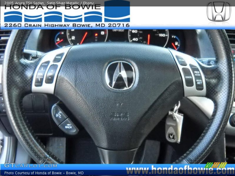 Satin Silver Metallic / Ebony 2005 Acura TSX Sedan